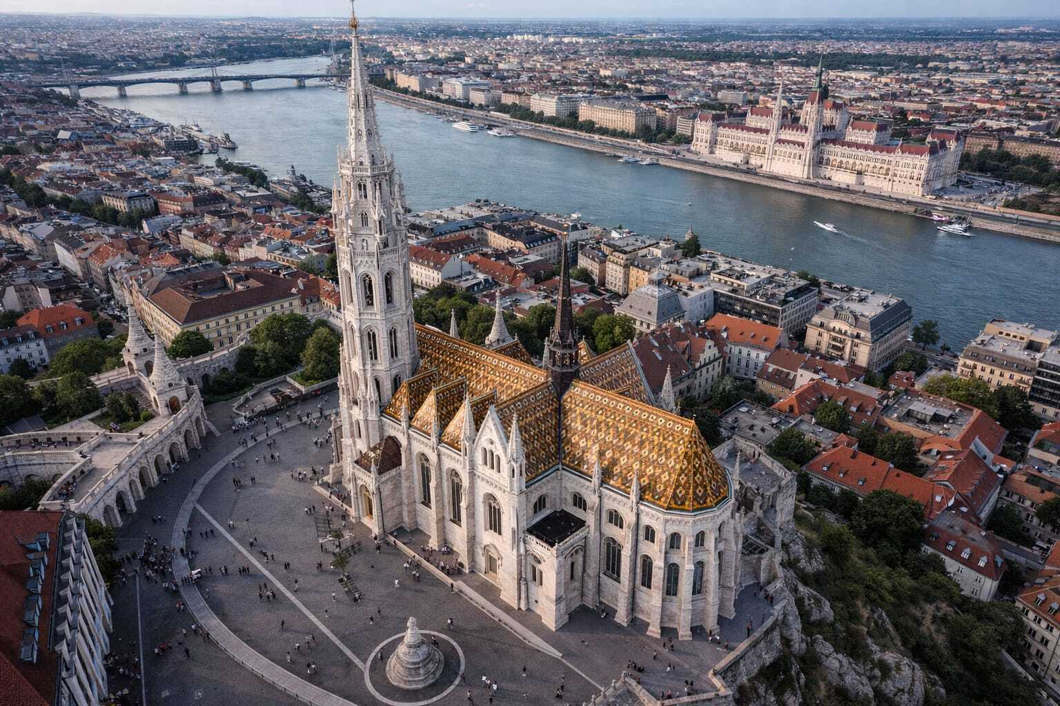 Atmosférický záber lokality z dronu